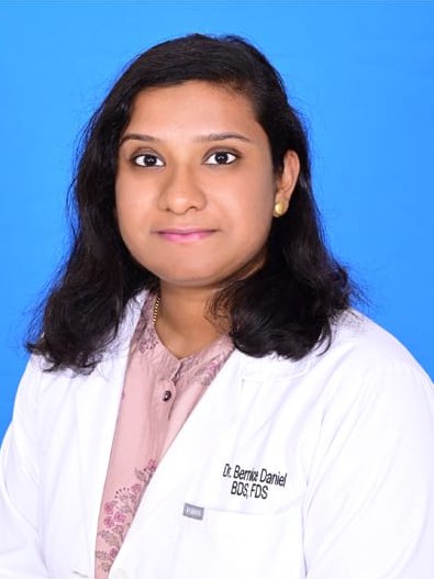 Dr. Bernice Daniel, dentist at Promise Dental Clinic, Mallathahalli